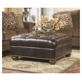 Ashley 767 oversize accent ottoman, antique style