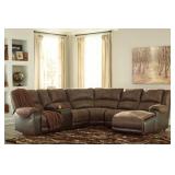 Ashley 503 Reclining 6 pc Sectional Sofa