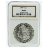 1880-S MS63 Morgan Silver Dollar