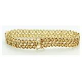 Quality 16.40 ct Golden Citrine Tennis Bracelet