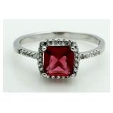 Cushion Cut 2.00 ct Ruby Dinner Ring