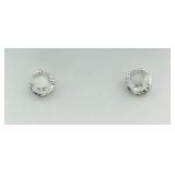 Briliant 1/2 ct Diamond Solitaire Earrings