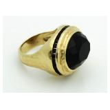 Yurman Style 16.44 ct Smoky Topaz Dinner Ring