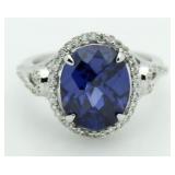 Stunning 3.10 ct Sapphire Designer Ring