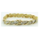 Beautiful 1/2 ct Diamond Accent Tennis Bracelet