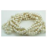 Genuine 96" Freswater Pearl Necklace