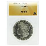 1879-S AU58 Morgan Silver Dollar