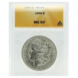 1900 MS60 Morgan Silver Dollar