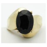 10kt Gold Oval 8.50 ct Onyx Estate Ring