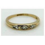 14kt Gold Antique  Diamond Ring