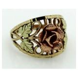 10kt Rose & Yellow Gold Designer Ring