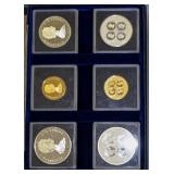 1977 RARE Turks & Caicos Gold & Silver Coin Set