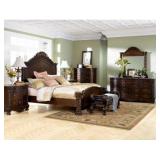 Ashley North Shore Queen 5 pc Panel Bedroom Suite