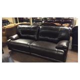 Ashley LEATHER POWER reclining sofa