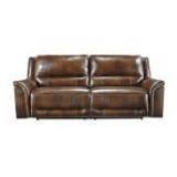 Ashley 766 LEATHER Reclining  Sofa & Loveseat