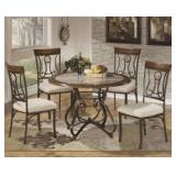 Ashley 314 regular height table and 4 chairs