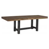 Ashley d563 Large Rustic Dining Table