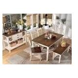 Ashley 583 Whitesburg Table, 4 Chairs & Bench