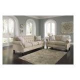 Ashley 440 Designer 91" Tufted Sofa & Loveseat