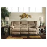 Ashley 98604 Mocha Reclining Sofa & Love Seat