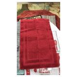 Burgundy 2 x 3 non skid rug