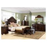 Ashley North Shore 5 pc King Panel Bedroom Suite