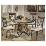 Ashley 314 Round Table & 4 Chairs