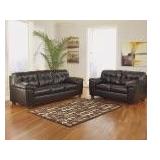 Ashley 201 Durablend Chocolate Sofa & Loveseat