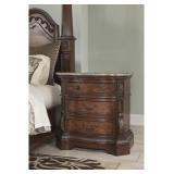 Ashley Ladelle Marble Top Night Stand