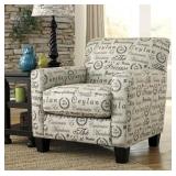 Ashley 166 Large Designer Script Chair