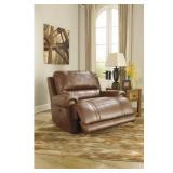 Ashley u759 HUGE LEATHER Zero Wall Recliner