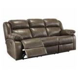 Ashley u719 LEATHER Double Reclining Sofa