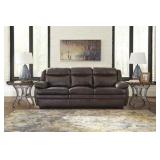 Ashley 153 LEATHER 90" Sofa & Love Seat