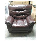 Elements dark cherry glider recliner