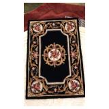 Hand woven 2 x 3 wool rug