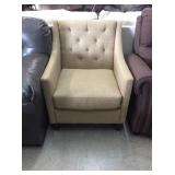 Ashley Tan Tufted Designer Chair