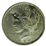 1923 Gem BU Peace Silver Dollar