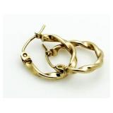 14kt Gold Hoop Earrings