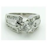 14kt Gold Brilliant 2.50 ct Diamond Ring