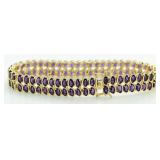 Gorgeous 24.50 ct Amethyst Royale Bracelet