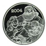 Santa Claus .999 Pure Silver One Ounce Coin