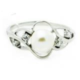 $330 Stunning 7 mm Pearl Designer Ring