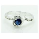 Lovely 1.00 ct Sapphire Heart Designer Ring