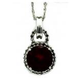 $700 Platilite 2.50 ct Ruby Solitaire Pendant