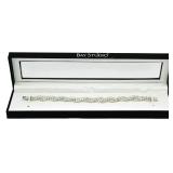 Bay Studio White Crystal Fashion Bracelet