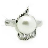 $330 Designer 9-10 mm Pearl Dinner Ring