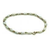 14kt Gold Vintage Pearl Bracelet