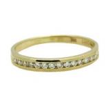 14kt Gold Channel Set Diamond Ring