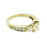 14kt Gold Brilliant 1.50 ct Antique Diamond Ring