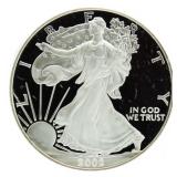 2002 Proof American Eagle Silver Dollar